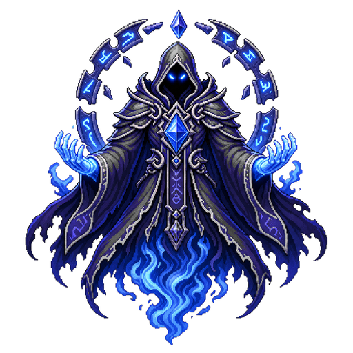 The Keeper of Etheria - a giant hooded guardian